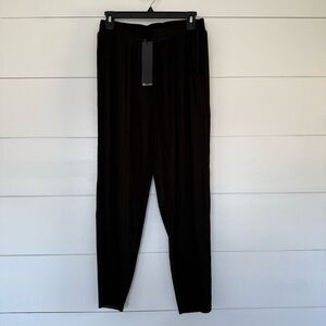 RealTakai Women’s 2XL Black Pleated Pants New Minimalist